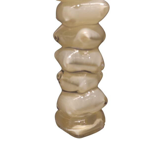 Dominoes Cam Dekor Gri Büyük Krem