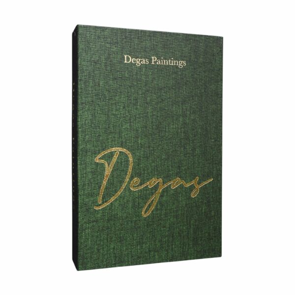 Kumaş Dekoratif Kitap Kutu Degas Yeşil