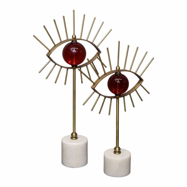 İkili Göz Aksesuar Kırmızı Kırmızı