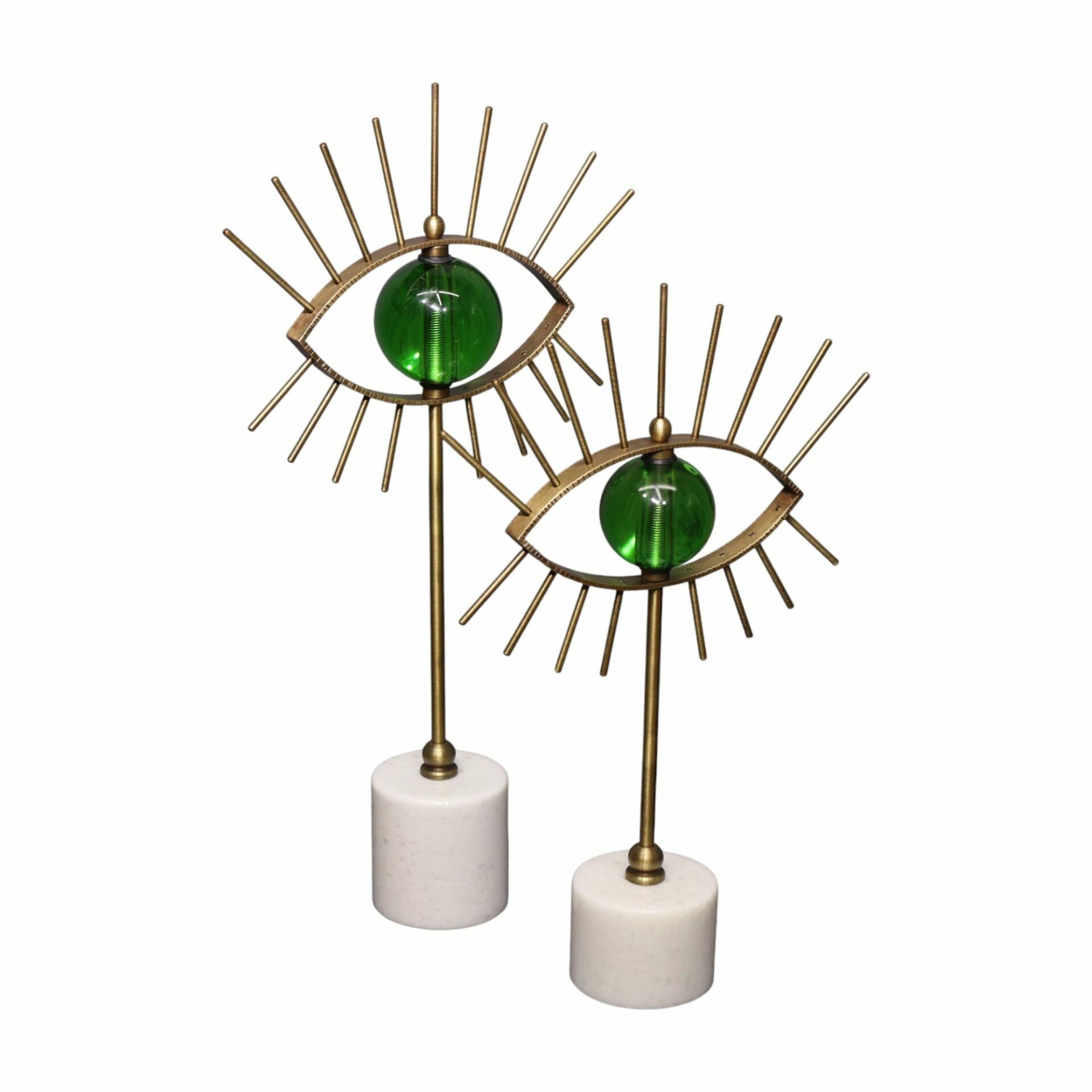 İkili Göz Aksesuar Kırmızı Yeşil