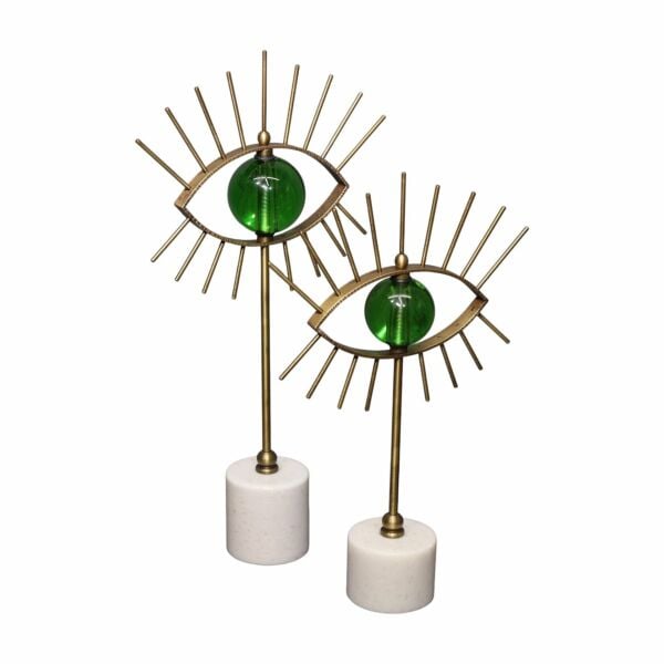 İkili Göz Aksesuar Kırmızı Yeşil