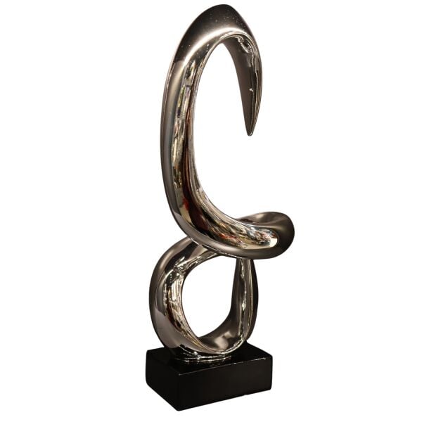 İthal Polyester S obje Gümüş