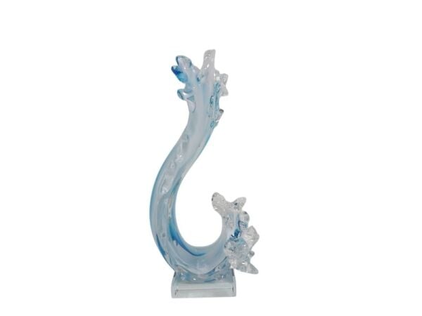 Turkuaz Cam Dalga Obje