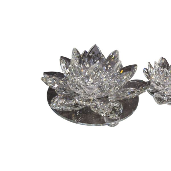 Üçlü Cam Lotus Set Şeffaf Şeffaf