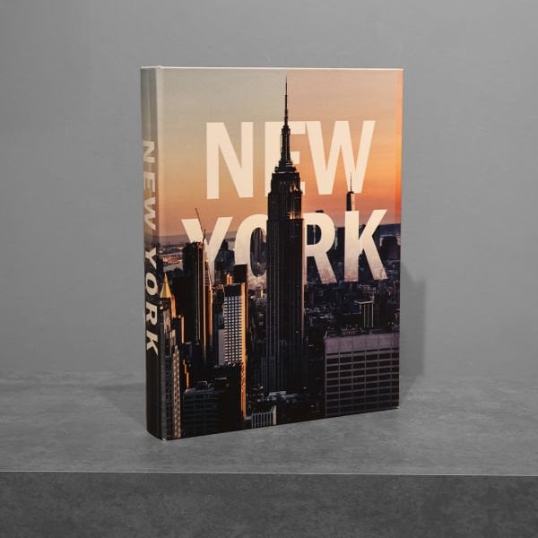 Dekoratif Kitap NEW YORK