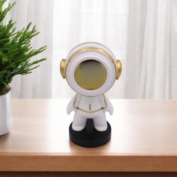 Astronot White-Gold Küçük Dekor