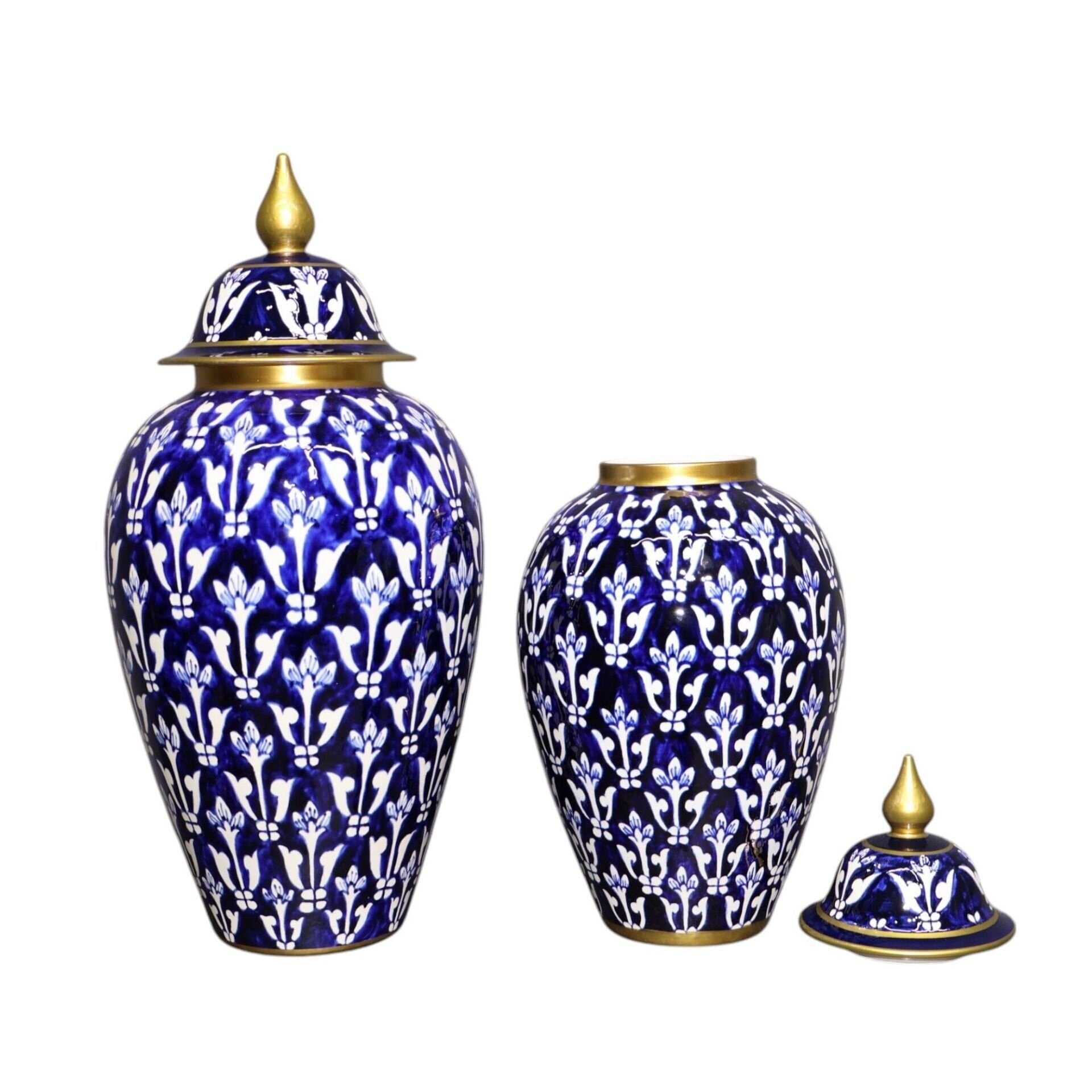 İkili Kardelen Desen Asil Küp