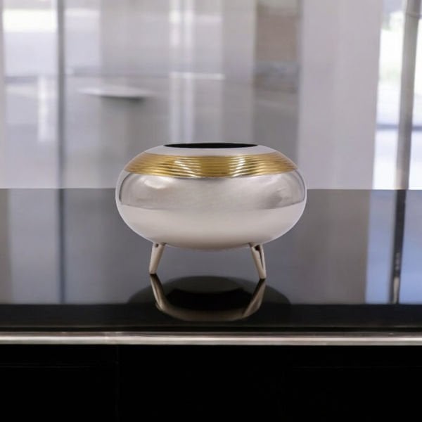 Lines Nickel Gold Fat Vazo