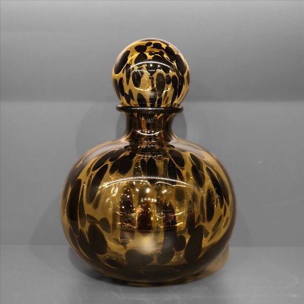 Leopar vazo Kahve Küçük