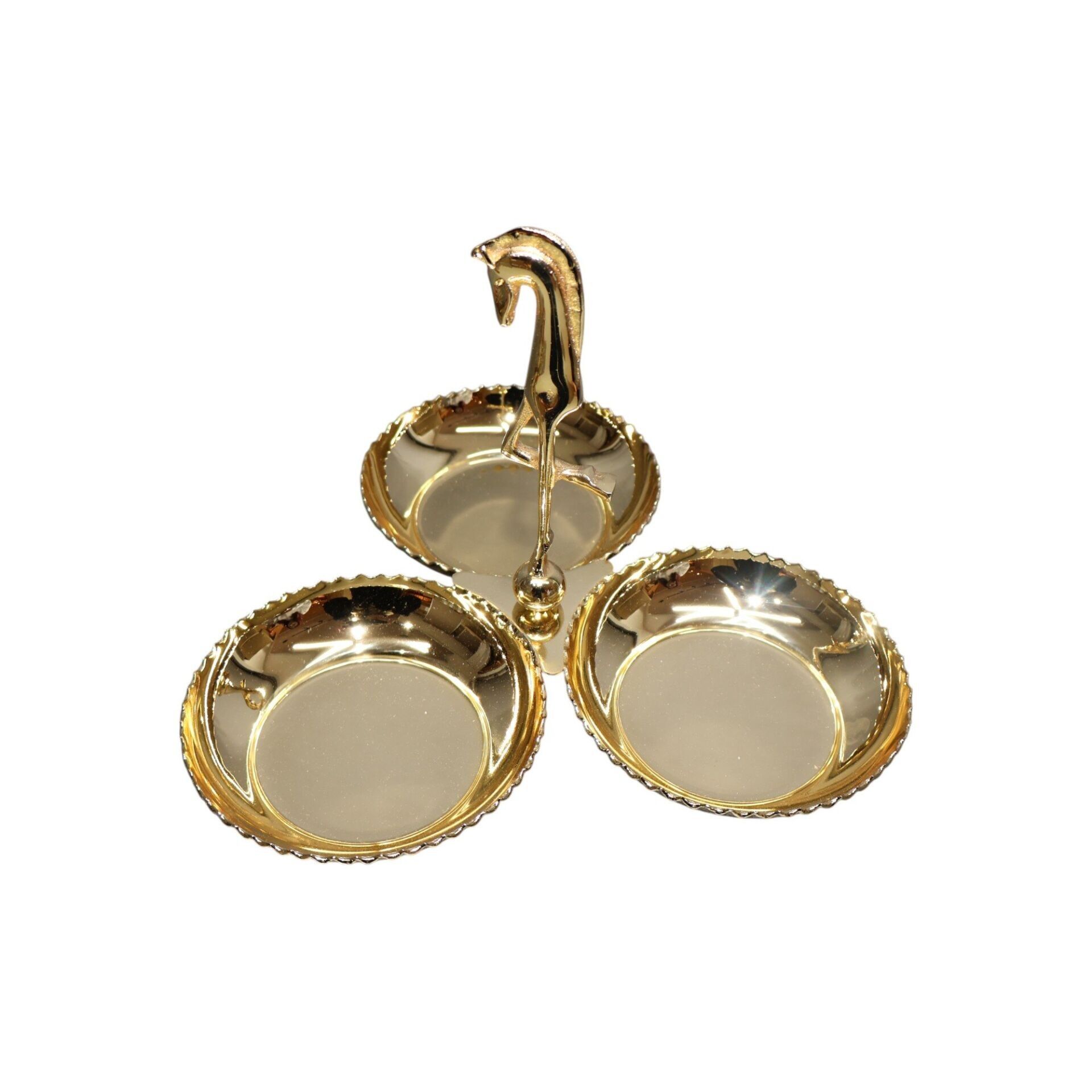 Üçlü Truva Çerezlik Eskitme Gold