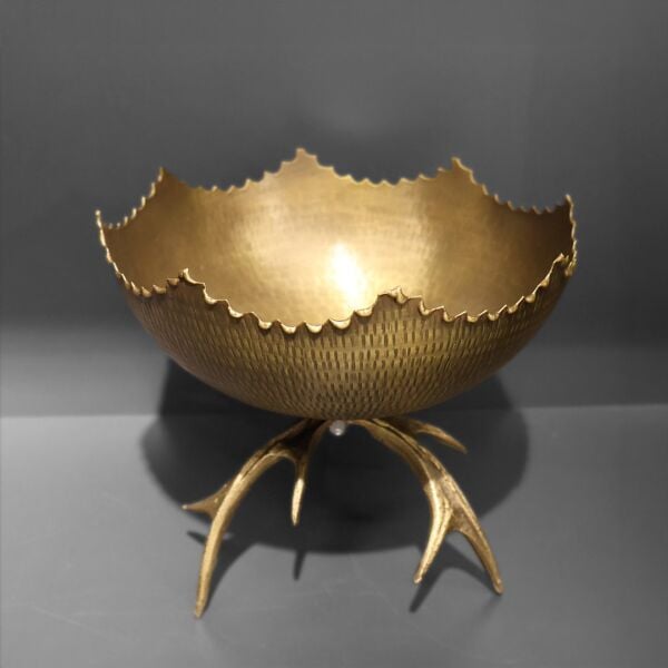 Boynuz Ayak Çanak Eskitme