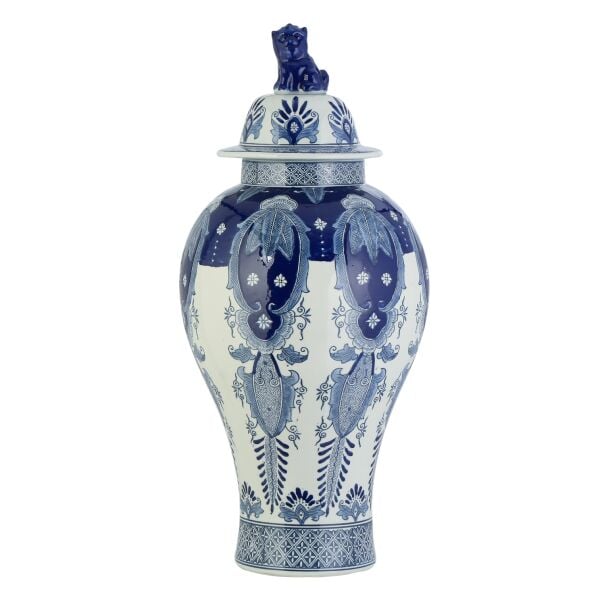 Blue Blac Seramik Aslan Küp