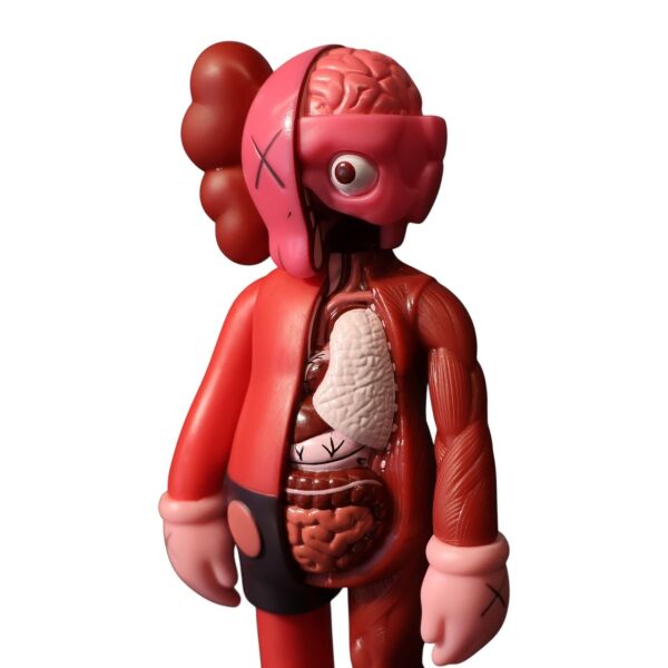 Yarım Açık Kaws Pembe