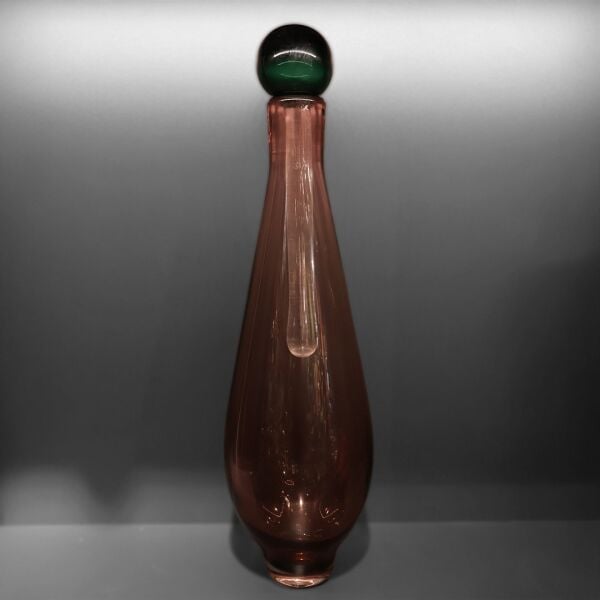 Yeşil - Lila Cam Şişe Büyük