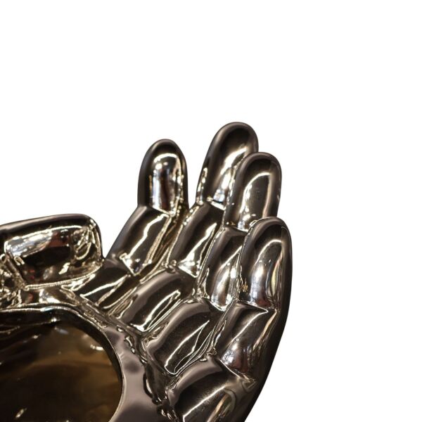 Gold El Model Saksı Gümüş