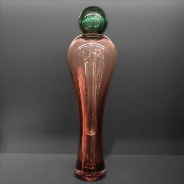 Yeşil - Lila Cam Şişe Küçük