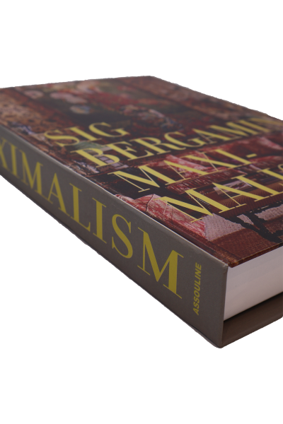 Maximalism Gri Dekoratif Kitap