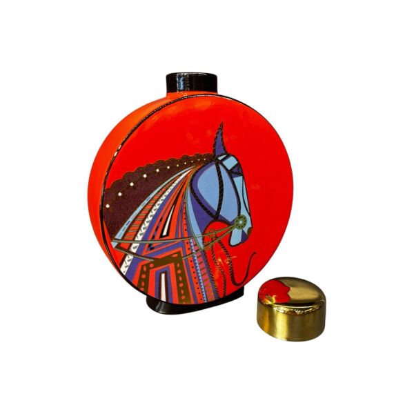 At Desenli Silindir Küp Küçük