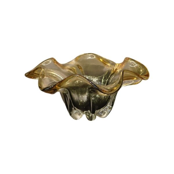 Bal Rengi Kristal Çanak