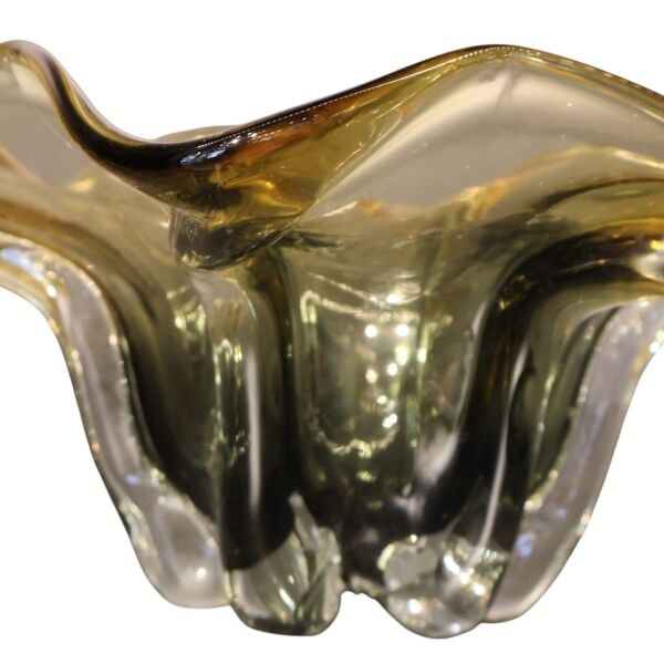 Bal Rengi Kristal Çanak