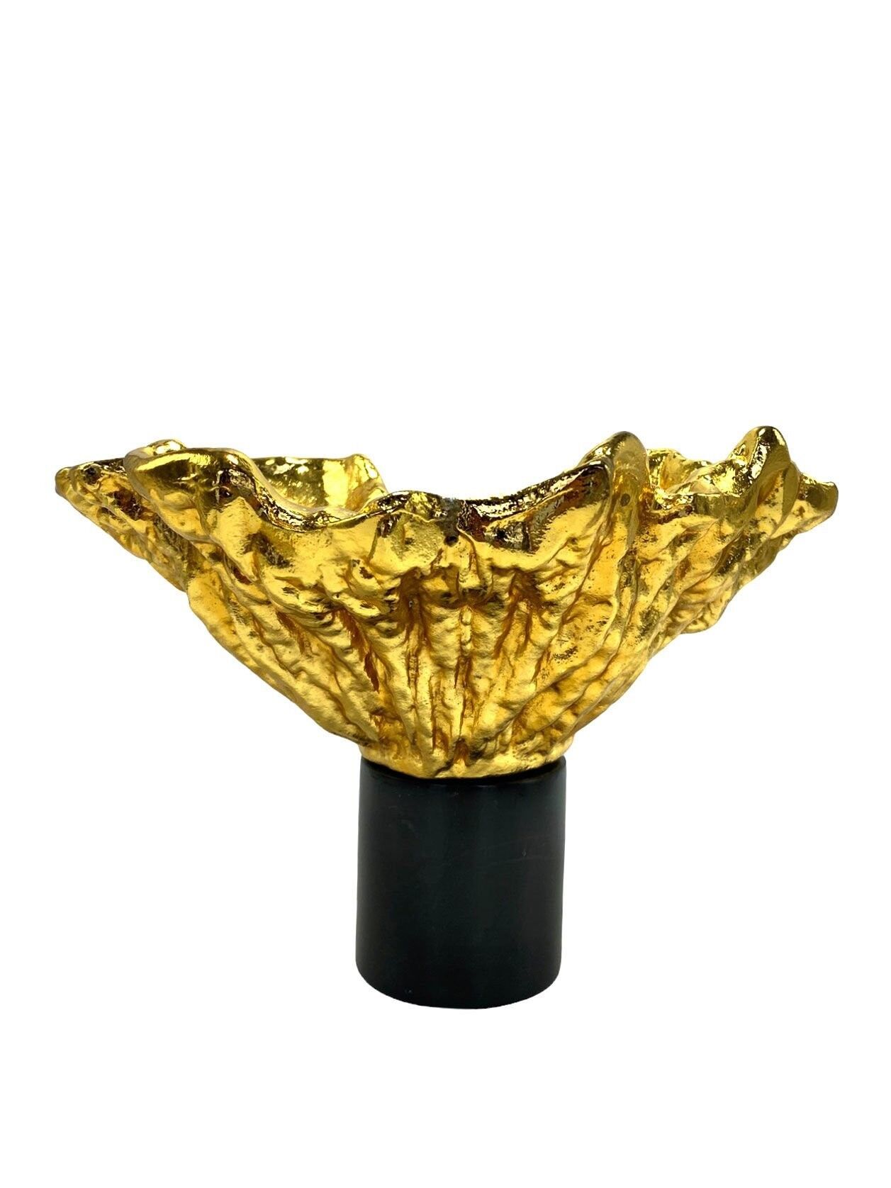 Buruşuk Vazo Aksesuar Gold