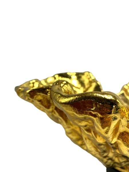 Buruşuk Vazo Aksesuar Gold Gümüş