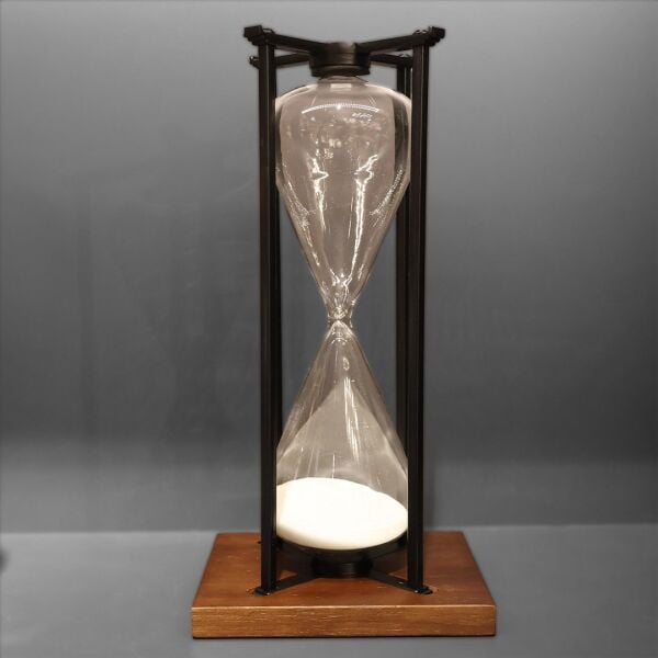 Ahşap Kaideli Kum Saati