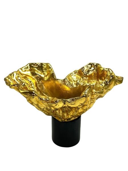 Buruşuk Vazo Aksesuar Gold Gold