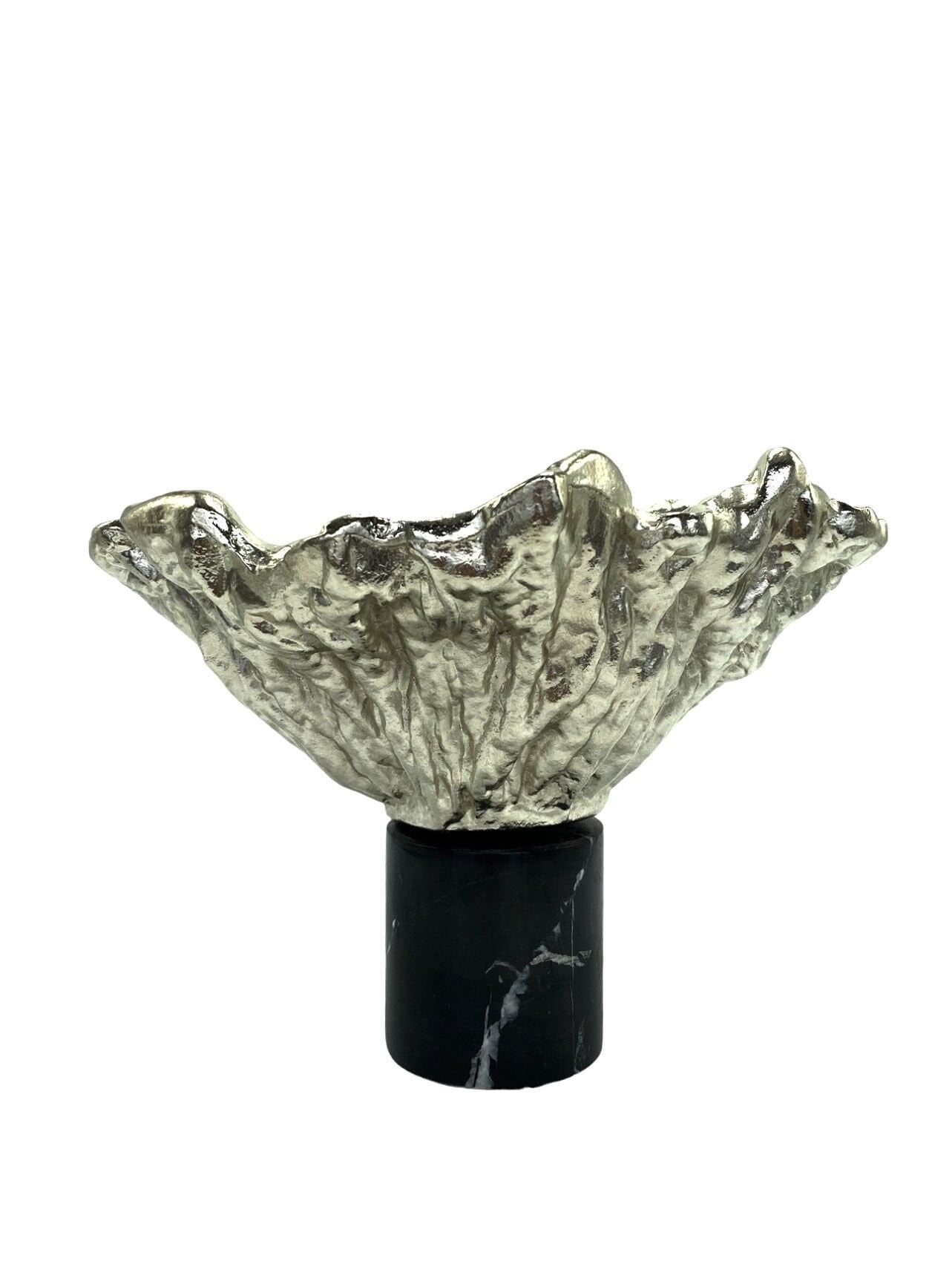 Buruşuk Vazo Aksesuar Gold Gümüş