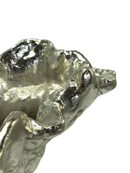 Buruşuk Vazo Aksesuar Gold Gümüş