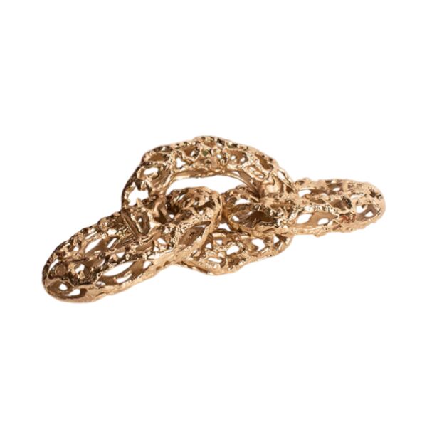 Gold Döküm Üçlü Zincir Obje