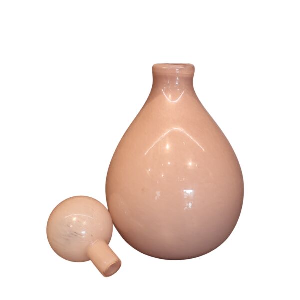 Pembe Kapaklı Cam Vazo