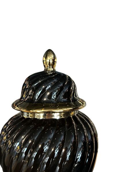 Büyük Gold Detaylı Lacivert Küp Lacivert