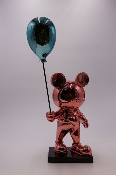 Mavi Balonlu Kırmızı Mouse Obje