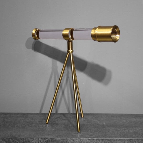 Ayaklı Cam Teleskop Gold
