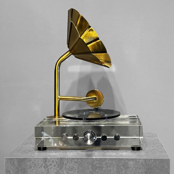 Cam Gramofon Obje Eskitme
