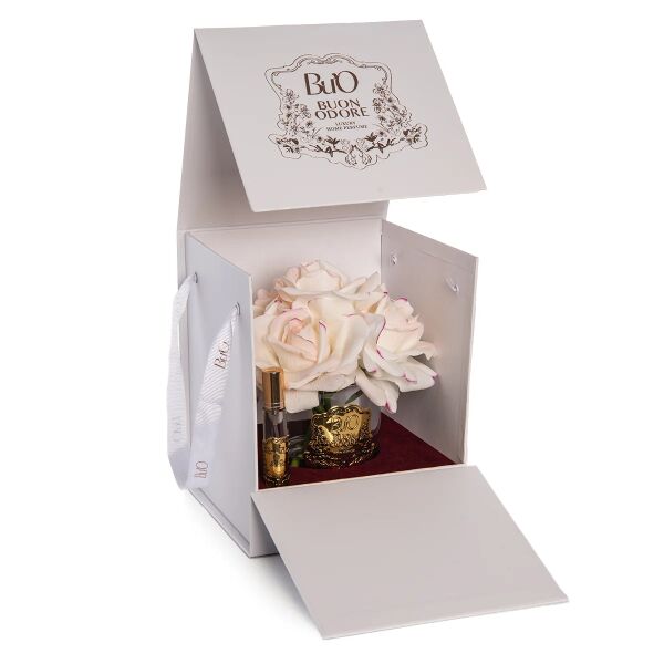 Cam Gold 5 Gül Mercan Luxury Home Perfume Beyaz