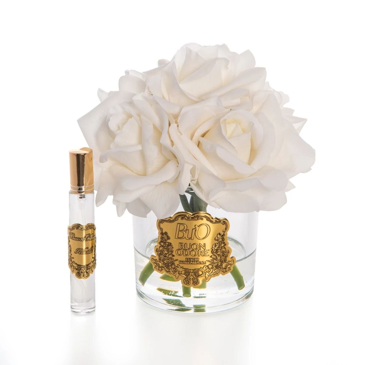 Cam Gold 5 Gül Mercan Luxury Home Perfume Beyaz