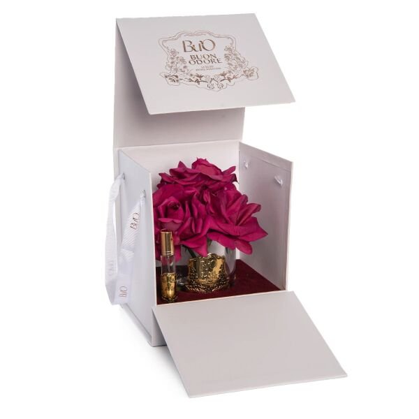 Cam Gold 5 Gül Mercan Luxury Home Perfume Bordo