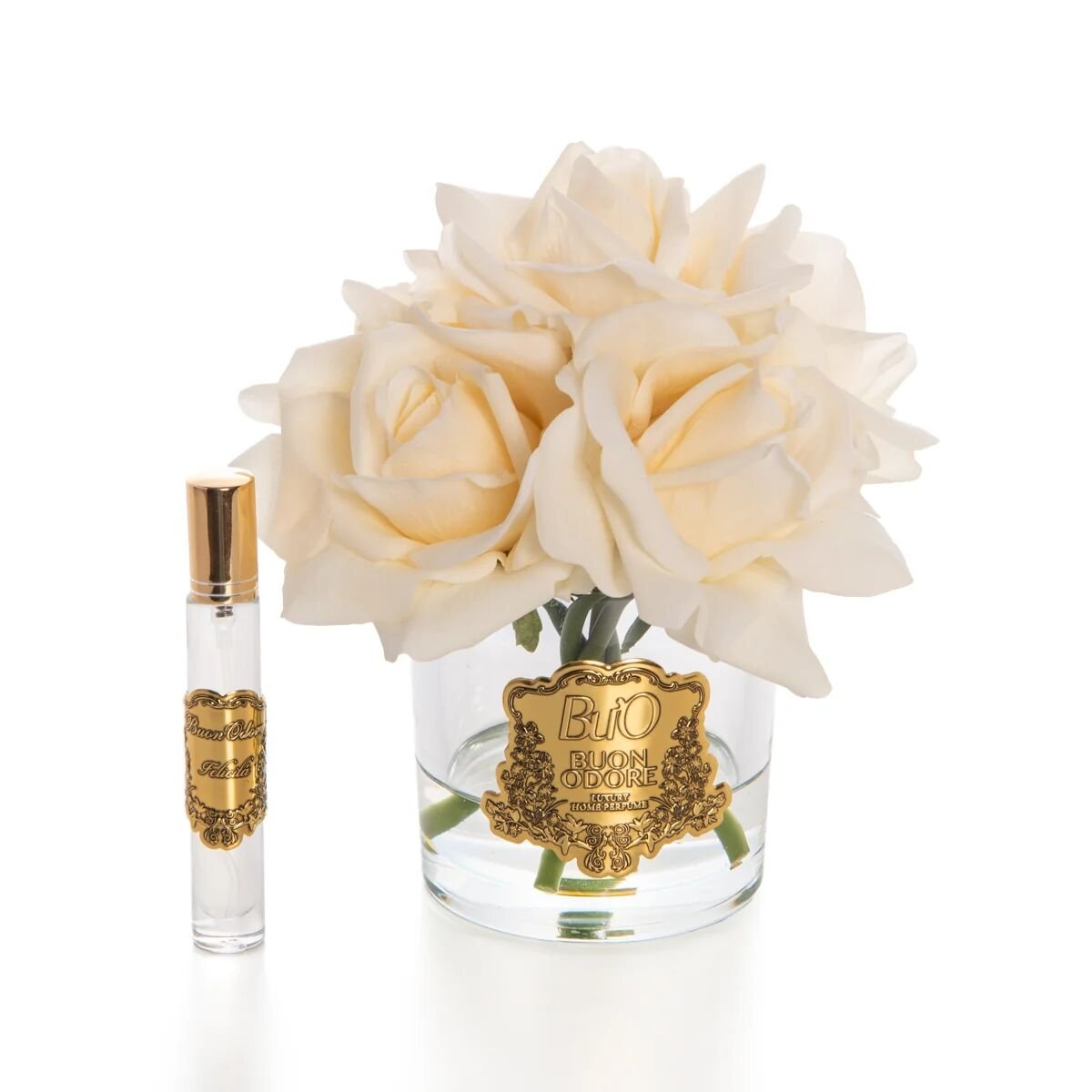 Cam Gold 5 Gül Mercan Luxury Home Perfume Krem