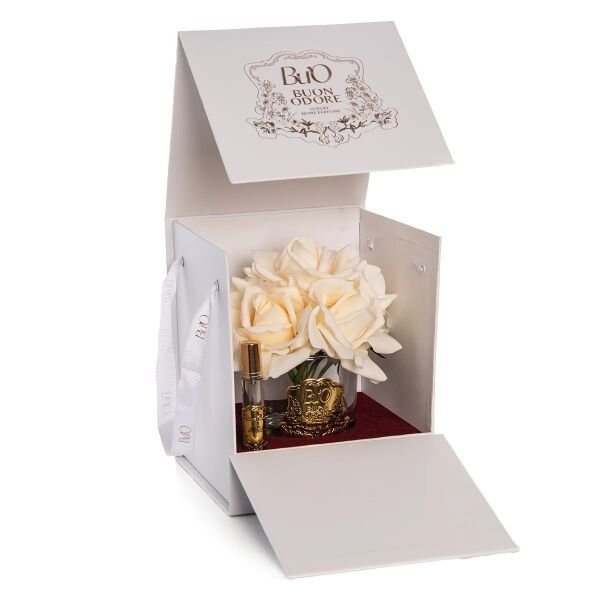 Cam Gold 5 Gül Mercan Luxury Home Perfume Krem