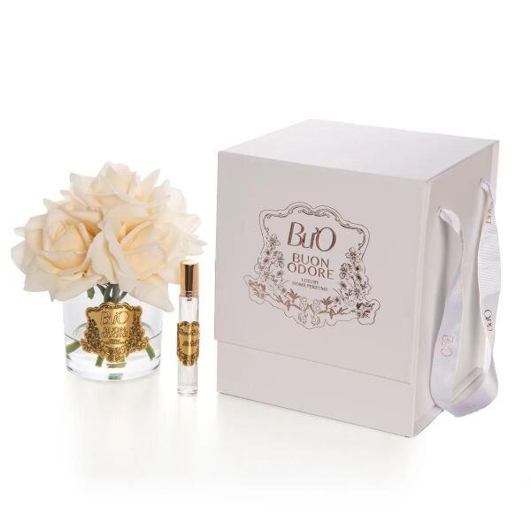 Cam Gold 5 Gül Mercan Luxury Home Perfume Krem