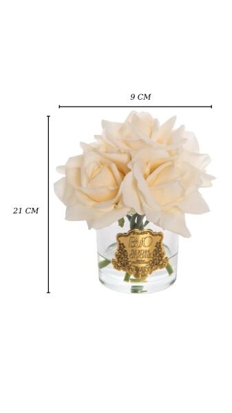 Cam Gold 5 Gül Mercan Luxury Home Perfume Krem