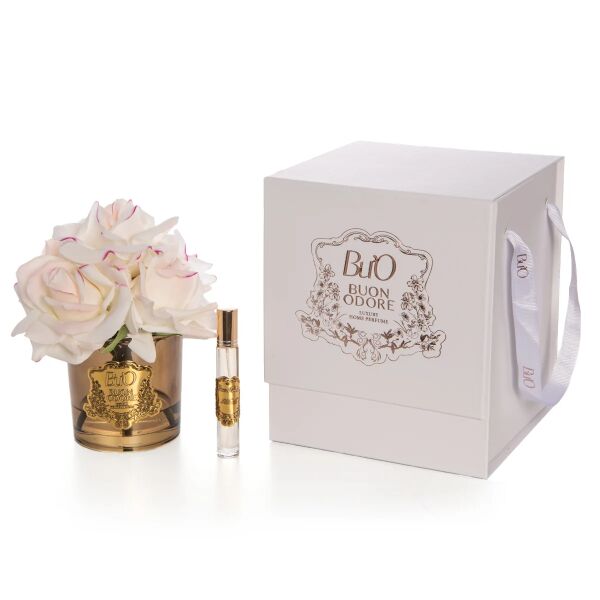 Amber Cam Gold 5 Gül Mercan Luxury Home Perfume Krem