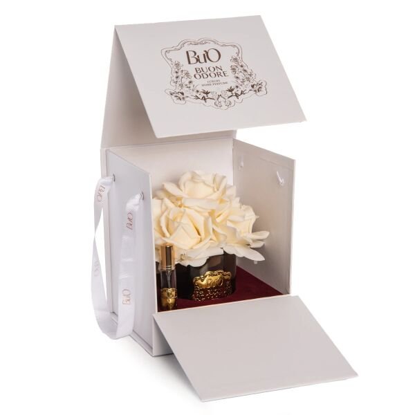 Amber Cam Gold 5 Gül Sarı Luxury Home Perfume Krem