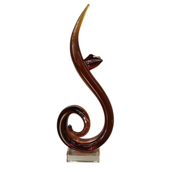 S Obje Kedi Motifli Amber