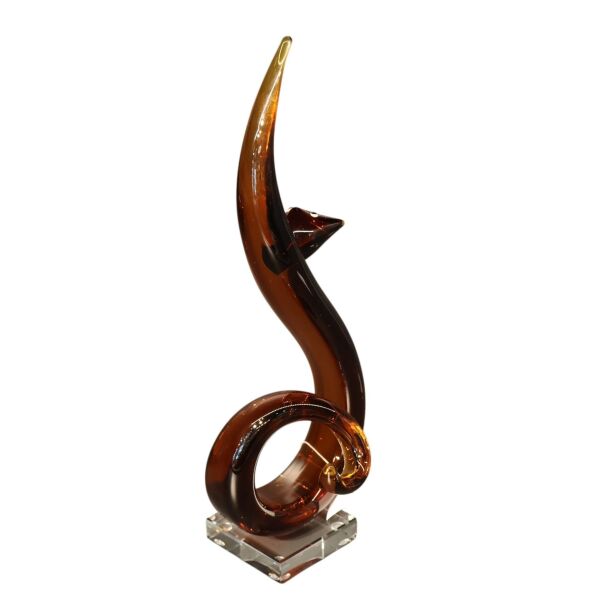 S Obje Kedi Motifli Amber