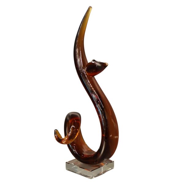 S Obje Kedi Motifli Amber