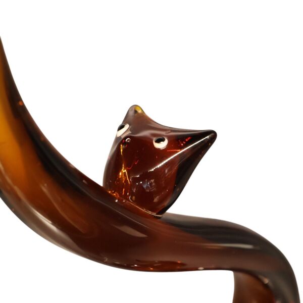 S Obje Kedi Motifli Amber