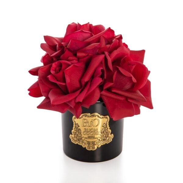 Siyah Cam Gold 5 Gül Mercan Luxury Home Perfume